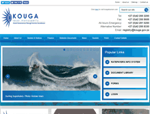 Tablet Screenshot of kouga.gov.za